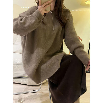 Women's Early Spring Dress A Set of Gentle Milk Lovely Chic Unique Slight Fat Slimming Age-reducing Dress Two-piece Suit