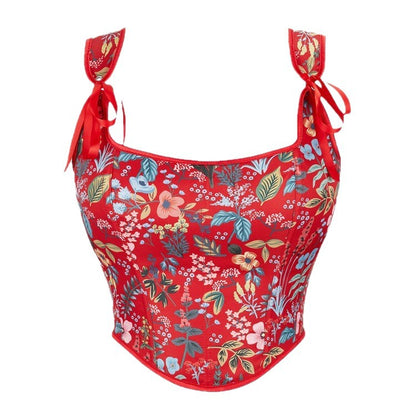 New Style Black Flower Adjustable Shoulder Strap Women's Tube Top Push-Up Top Aliexpress Cross-Border E-Commerce Supply